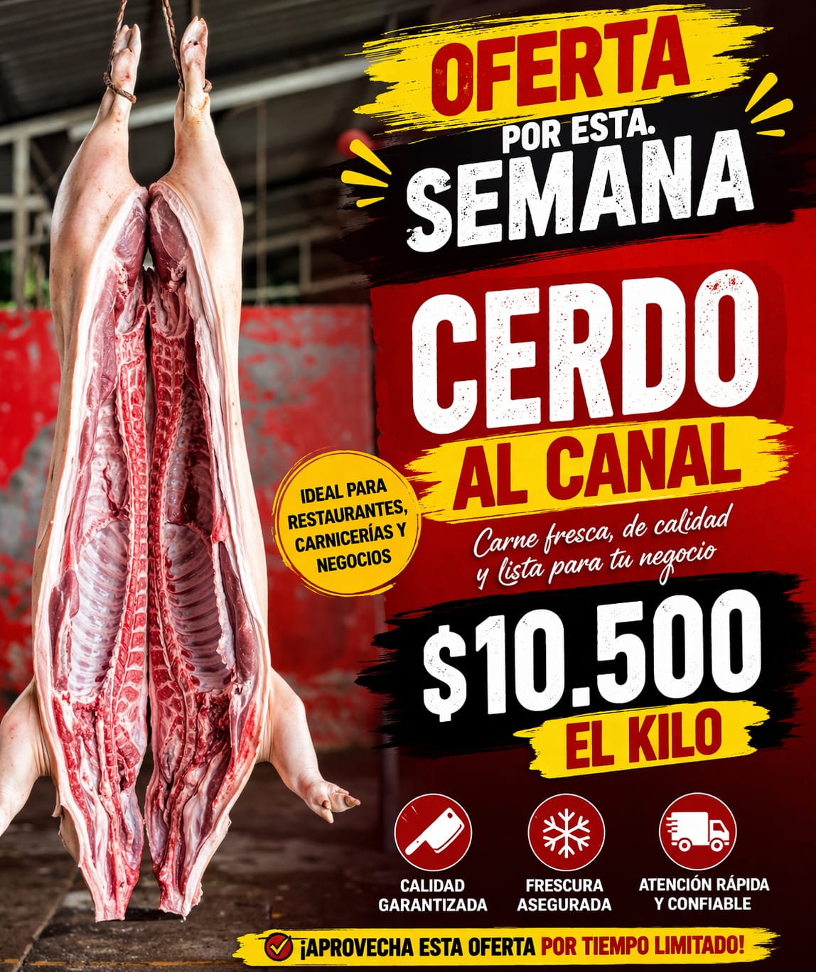 Cerdo en canal